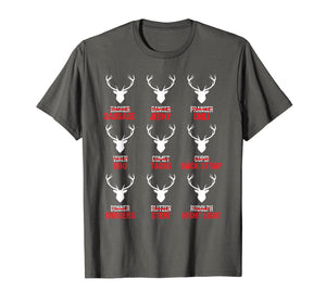 Funny shirts V-neck Tank top Hoodie sweatshirt usa uk au ca gifts for Funny Christmas Reindeer Hunter Deer Meat Hunting Gifts T-Shirt 180025