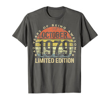 Ladda upp bild till gallerivisning, Born October 1979 Limited Edition 40th Birthday Gifts  T-Shirt 775074
