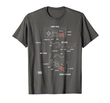 Ladda upp bild till gallerivisning, Nintendo NES Controller Parts Schematic Graphic T-Shirt 200694
