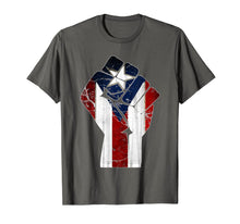 Ladda upp bild till gallerivisning, Puerto Rico Resiste Boricua Flag TShirt Fist T-Shirt 86050
