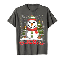 Ladda upp bild till gallerivisning, Snowman Merry Christmas Tree Snowflakes Cute Funny T-Shirt
