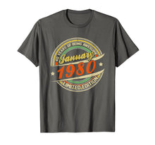Ladda upp bild till gallerivisning, Funny shirts V-neck Tank top Hoodie sweatshirt usa uk au ca gifts for Born In JANUARY 1980 Limited Edition 40th Birthday Gifts T-Shirt 996655
