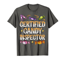 Ladda upp bild till gallerivisning, Certified Candy Inspector Shirt Funny Halloween Costume T-Shirt 301205
