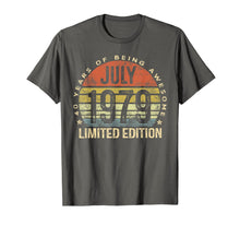 Ladda upp bild till gallerivisning, Born July 1979 Limited Edition Bday Gifts 40th Birthday T-Shirt 52563

