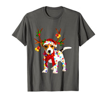 Ladda upp bild till gallerivisning, Funny shirts V-neck Tank top Hoodie sweatshirt usa uk au ca gifts for Santa jack russell gorgeous reindeer Light Christmas Lover T-Shirt 994991
