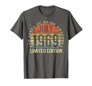 Born July 1969 Limited Edition Bday Gifts 50th Birthday T-Shirt 52845