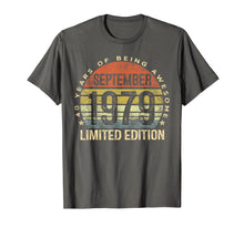 Ladda upp bild till gallerivisning, Born September 1979 Limited Edition Bday Gifts 40th Birthday T-Shirt 94085
