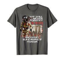 Ladda upp bild till gallerivisning, We will never forget 9-11-01 Bravery Sacrifice Honor Tshirt 96922

