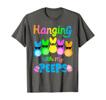 Ladda upp bild till gallerivisning, Hanging With My Peeps Shirt Colorful Bunny Easter day Gifts TShirt406135
