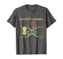 Ladda upp bild till gallerivisning, Electricity Explained Funny Ohm Volt Ampe Physics TShirt99609
