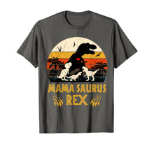 Ladda upp bild till gallerivisning, Funny Mamasaurus Rex I Three Kids Mom and Dinasaur Kids TShirt146603
