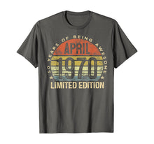 Ladda upp bild till gallerivisning, April 1970 Limited Edition 50 Year Old Gifts 50th Birthday TShirt394651
