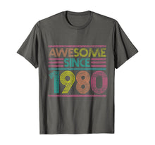 Ladda upp bild till gallerivisning, Awesome Since 1980 40th Birthday Gifts 40 Years Old T-Shirt-169308
