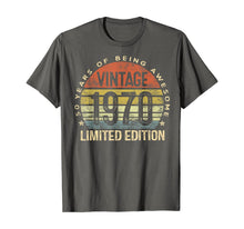 Ladda upp bild till gallerivisning, 50 Year Old Gifts Vintage 1970 Limited Edition 50th Birthday T-Shirt-145786
