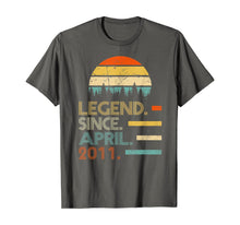 Ladda upp bild till gallerivisning, Legend Since April 2011 9th Birthday Gift 9 Year Old TShirt473615
