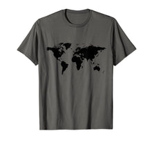 Ladda upp bild till gallerivisning, Funny shirts V-neck Tank top Hoodie sweatshirt usa uk au ca gifts for World Map t-shirt Black Silhouette Countries Continents 1204151
