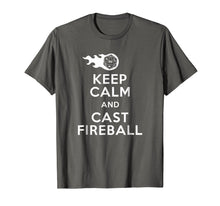 Ladda upp bild till gallerivisning, Funny shirts V-neck Tank top Hoodie sweatshirt usa uk au ca gifts for Funny Keep Calm &amp; Fireball Dungeon Dragons Gaming T-Shirt 1212921
