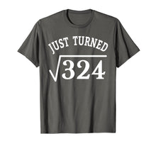 Ladda upp bild till gallerivisning, Funny shirts V-neck Tank top Hoodie sweatshirt usa uk au ca gifts for 18 Years Old Just Turn Square Root 324 18th Birthday T-Shirt 1231181

