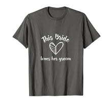 Ladda upp bild till gallerivisning, Funny shirts V-neck Tank top Hoodie sweatshirt usa uk au ca gifts for Bride To Be Gifts This Bride Loves Her Groom T-Shirt 3203905
