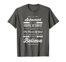 Ladda upp bild till gallerivisning, Funny shirts V-neck Tank top Hoodie sweatshirt usa uk au ca gifts for I Am Not Ashamed of the Gospel Christian tshirt 3963638
