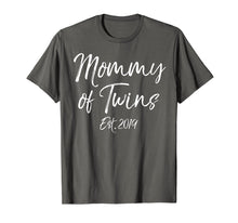 Ladda upp bild till gallerivisning, Funny shirts V-neck Tank top Hoodie sweatshirt usa uk au ca gifts for Mommy of Twins Est. 2019 Shirt for Women Pregnancy Reveal 3134276
