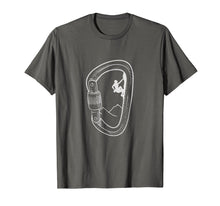 Ladda upp bild till gallerivisning, Funny shirts V-neck Tank top Hoodie sweatshirt usa uk au ca gifts for Rock Climbing Shirt Carabiner Mountain Tee Climber Gift 1907681
