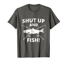 Ladda upp bild till gallerivisning, Funny shirts V-neck Tank top Hoodie sweatshirt usa uk au ca gifts for Shut Up And Fish Shirt | Funny Fishing Shirt | Fishing Gift 2520247
