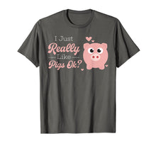 Ladda upp bild till gallerivisning, Funny shirts V-neck Tank top Hoodie sweatshirt usa uk au ca gifts for I Just Really Like Pigs Ok Shirt | Cute Pig Addicts Tee Gift 3892452
