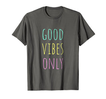 Ladda upp bild till gallerivisning, Funny shirts V-neck Tank top Hoodie sweatshirt usa uk au ca gifts for Good Vibes Only T-Shirt Be Positive Inspirational Quote 1201787
