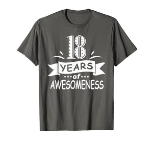 Funny shirts V-neck Tank top Hoodie sweatshirt usa uk au ca gifts for 18th Birthday Gifts Vintage 01 Awesome Since 2001 2908538