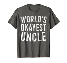 Ladda upp bild till gallerivisning, Funny shirts V-neck Tank top Hoodie sweatshirt usa uk au ca gifts for Mens World's Okayest Uncle T-Shirt 2285093
