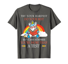 Ladda upp bild till gallerivisning, Funny shirts V-neck Tank top Hoodie sweatshirt usa uk au ca gifts for Try Your Hardest Funny Unicorn Reading Teacher Gifts Shirt 1968231
