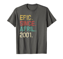 Ladda upp bild till gallerivisning, Funny shirts V-neck Tank top Hoodie sweatshirt usa uk au ca gifts for April 2001 18th Birthday T-Shirt Vintage Epic Funny Gift 3931302
