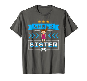 Funny shirts V-neck Tank top Hoodie sweatshirt usa uk au ca gifts for Gamer Sister Video Games T-Shirt New Sister Cute Gifts Ideas 2608288