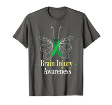 Ladda upp bild till gallerivisning, Funny shirts V-neck Tank top Hoodie sweatshirt usa uk au ca gifts for Brain Injury Awareness Butterfly Green Ribbon Tshirt Gifts 2798367
