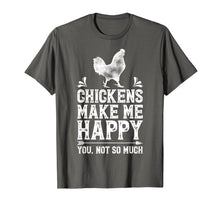 Ladda upp bild till gallerivisning, Funny shirts V-neck Tank top Hoodie sweatshirt usa uk au ca gifts for Chickens Make Me Happy T Shirt Funny chicken Lover Gifts Tee 809937
