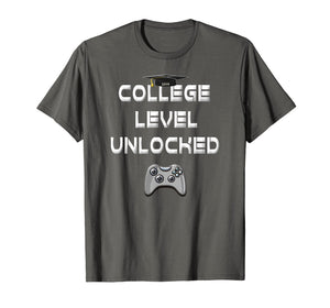 Funny shirts V-neck Tank top Hoodie sweatshirt usa uk au ca gifts for 2019 High School Graduation Gifts College Level Unlocked Tee 2601855