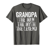 Ladda upp bild till gallerivisning, Mens Grandpa The Man The Myth The Legend T-Shirt 256871
