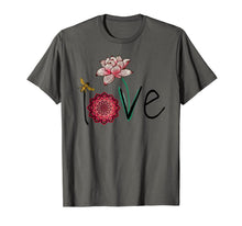 Ladda upp bild till gallerivisning, Namaste Love bee lotus yoga woman shirt 252450
