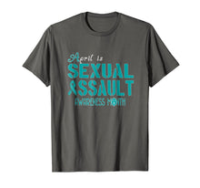 Ladda upp bild till gallerivisning, Funny shirts V-neck Tank top Hoodie sweatshirt usa uk au ca gifts for April is Sexual Assault Awareness Month T-Shirt 3122806
