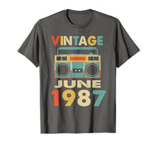 Ladda upp bild till gallerivisning, Funny shirts V-neck Tank top Hoodie sweatshirt usa uk au ca gifts for Vintage June 1987 Tshirt Retro 32nd Birthday Gifts 2739122
