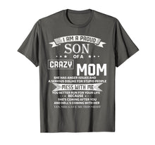 Ladda upp bild till gallerivisning, Funny shirts V-neck Tank top Hoodie sweatshirt usa uk au ca gifts for I Am A Proud Son Of Crazy Mom T-Shirt 1135619

