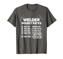 Ladda upp bild till gallerivisning, Funny shirts V-neck Tank top Hoodie sweatshirt usa uk au ca gifts for Welder Hourly Rate Funny Welding T-Shirt 1001733
