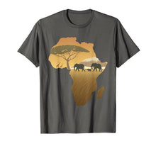 Ladda upp bild till gallerivisning, Funny shirts V-neck Tank top Hoodie sweatshirt usa uk au ca gifts for Africa T-Shirt Elephant Map Dad South Animal Big Five Safari 1560922
