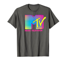 Ladda upp bild till gallerivisning, MTV Logo Fluorescent Colors Graphic T-Shirt
