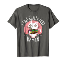 Ladda upp bild till gallerivisning, Funny shirts V-neck Tank top Hoodie sweatshirt usa uk au ca gifts for Love Ramen Japanese Noodles T-Shirt Kawaii Anime Cat Gifts 1514539

