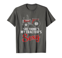Ladda upp bild till gallerivisning, Funny shirts V-neck Tank top Hoodie sweatshirt usa uk au ca gifts for She Think's My Tractor's Sexy T shirt - Funny Farming 2445264
