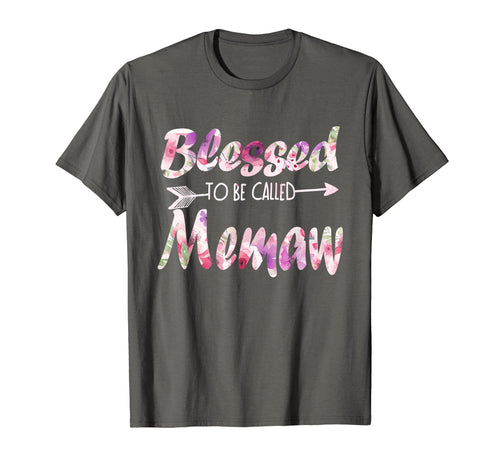 Funny shirts V-neck Tank top Hoodie sweatshirt usa uk au ca gifts for Blessed To Be Called Memaw T-Shirt Flower Mother's Day Gifts 3415470