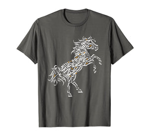 Funny shirts V-neck Tank top Hoodie sweatshirt usa uk au ca gifts for Arabic Calligraphy Shirt Art - Horse Lovers Gifts Women Men 752684