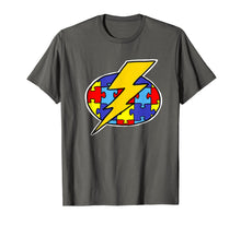 Ladda upp bild till gallerivisning, Funny shirts V-neck Tank top Hoodie sweatshirt usa uk au ca gifts for Autism Puzzle Piece Super Hero T-shirt Autism Gifts 3310925
